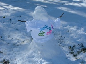 Our snowman