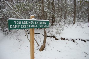 You are now entering Camp Crestridge
