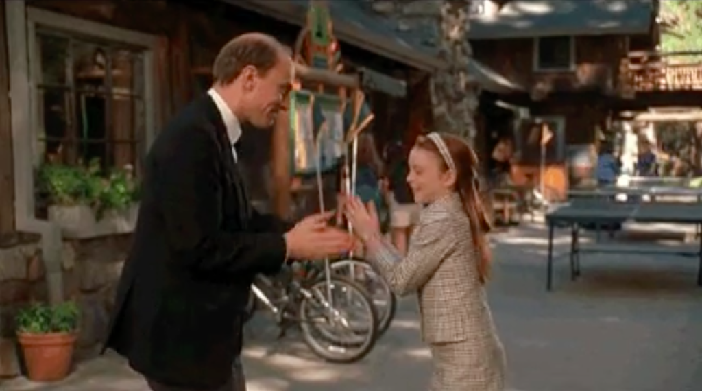 The Parent Trap Handshake